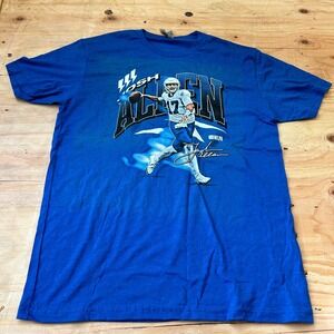 Josh Allen Short Sleeve Shirt Blue - Buffalo Bills NFL - SEE PHOTOS
